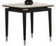 Furniture of America® Maidstone White End Table with Black Base-0