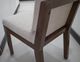 International Furniture Direct Natural Parota Chocolate Brown/Gray Dining Side Chair-2