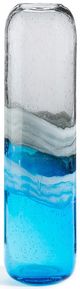 Giftcraft Blue/Gray Large Glass Vase-0