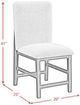 Elements International Portland Black/Gray 20" Counter Stool-2