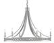 Currey & Company Gavotte Silver Ice Chandelier-1