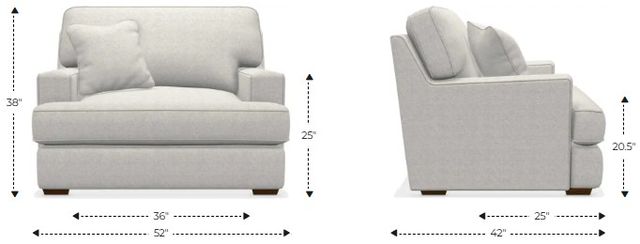La-Z-Boy® Paxton Twine Chair and a Half-2