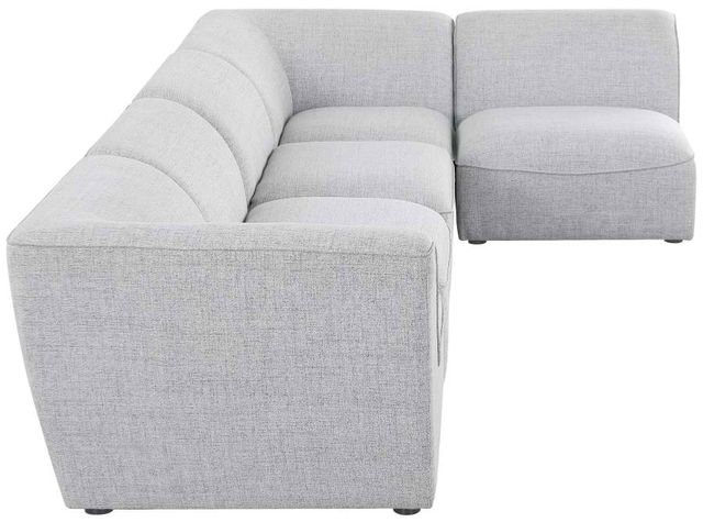 Meridian Furniture Miramar 5-Piece Grey Modular Sectional Set-1