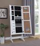 Coaster® Doyle White Jewelry Cheval Mirror With Picture Frames-2