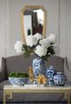 A & B Home Blue/White Decorative Ceramic Bowls -5