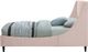 Meridian Furniture Eva Pink Velvet Twin Bed-4