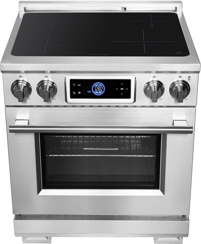 FORNO® Maximus Series Alta Qualita 30" Stainless Steel Freestanding Induction Range-3