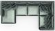 Jackson Furniture Remington 5-Piece Pine U-Shape Sectional-2