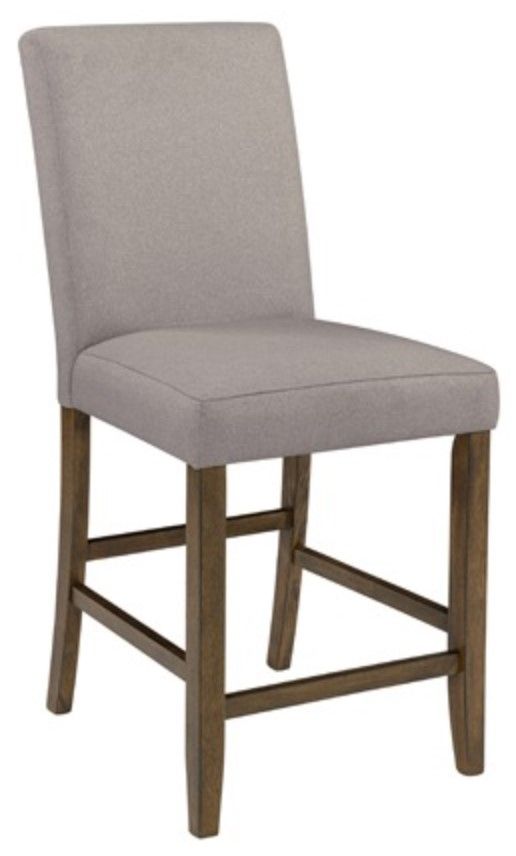 American Wholesale Furniture Seneca Brown Upholstered Counter Stool-0