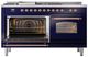 Ilve® Nostalgie II Series 60" Midnight Blue Pro Style Dual Fuel Range-1
