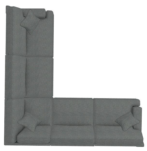 La-Z-Boy® Paxton 5-Piece Midnight Sectional-3