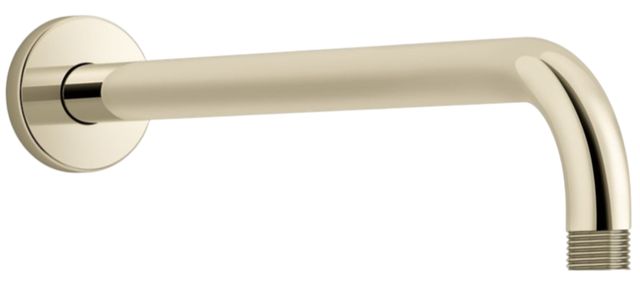 KOHLER® Statement® Vibrant French Gold 15.5" Wall-Mount Single-Function Rainhead Arm and Flange-0