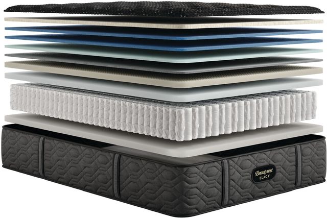 Beautyrest Black® Series 3 Pocketed Coil® 15.25" Medium Tight Top King Mattress-2