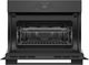 Fisher & Paykel Series 9 24” Black Glass Minimal Compact Convection Electric Speed Oven-1