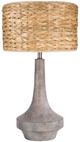 Surya Carson Bleached Dark Brown Table Lamp-0