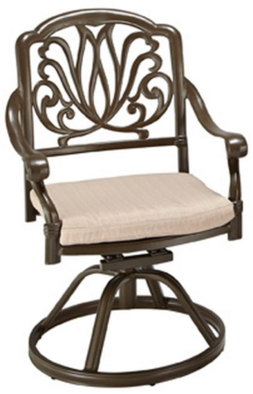homestyles® Capri Taupe Swivel Rocking Chair-0
