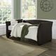 HH2 Home Montgomery Brown Faux Leather Complete Twin Daybed-4