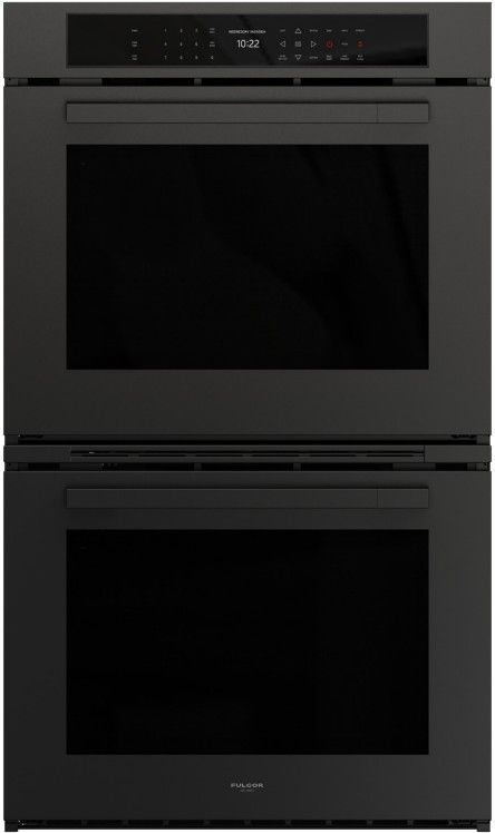Fulgor Milano® Matteo 700 Series 30" Matte Black Touch Control Double Electric Wall Oven-0