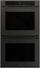 Fulgor Milano® Matteo 700 Series 30" Matte Black Touch Control Double Electric Wall Oven-0