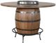 Sunny Designs™ Doe Valley Buckskin Pub Table with Wine Barrel Base-0