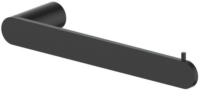 ZLINE Crystal Bay Matte Black Single Towel Bar-0