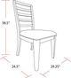 Parker House® Escape Beige/Mirage Mist Dining Side Chair-3