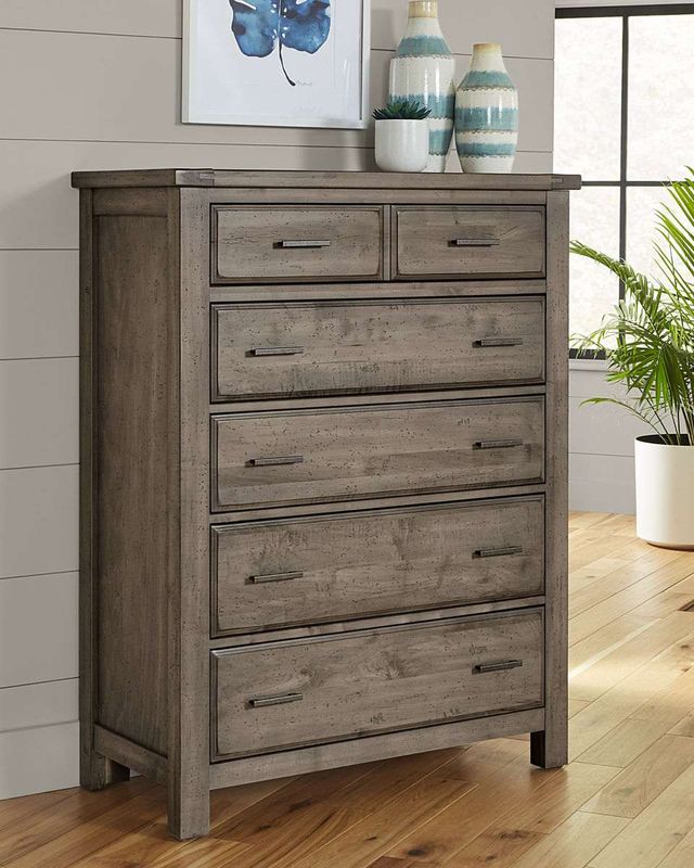 Vaughan-Bassett Centennial Solids Chestnut Creek Pewter Chest-1
