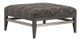 Currey & Company Hugo Graphite Battered Gate/Nickel Ottoman-0