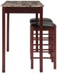 Linon Tavern 3-Piece Espresso Pub Table Set-4