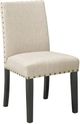 Brassex Inc. Avery 2-Piece Beige/Black Side Chair Set-0