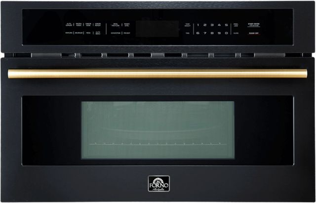 FORNO® Espresso Oliena 1.6 Cu. Ft. Black Built In Microwave -0