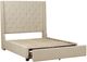 Homelegance® Fairborn Beige Full Storage Platform Bed-4