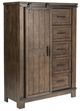 Liberty Furniture Thornwood Hills Rock Beaten Gray Sliding Door Chest-0