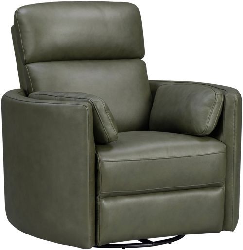 Parker House® Radius Lyric Sage Leather Power Swivel Glider Recliner P1-0