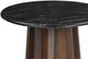 Bassett Mirror Jennings RD Black End Table with Brown Base-1