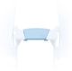 C.R. Plastics Sky Blue Arm Table-0