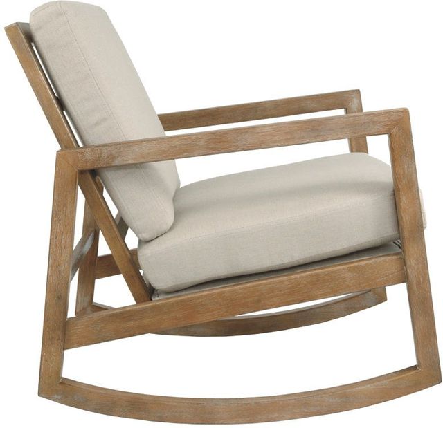 Signature Design by Ashley® Novelda Neutral Rocker Accent Chair-2