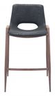 Zuo® Desi Black Set of 2 Counter Chairs-1