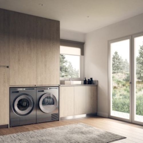 ASKO Logic 5.1 Cu. Ft. Titanium Front Load Electric Vented Dryer-5