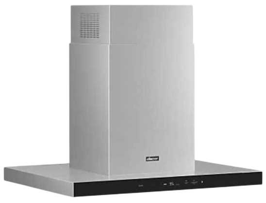 Dacor® 36" Silver Stainless Island Range Hood-1