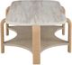 Fairfield® Alchemy Marble Top Cocktail Table with Rope Wrapped Base-2