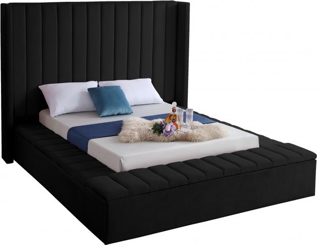 Meridian Furniture Kiki Black Queen Bed-0