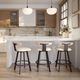 Amisco Customizable Asher Swivel Bar Stool-1