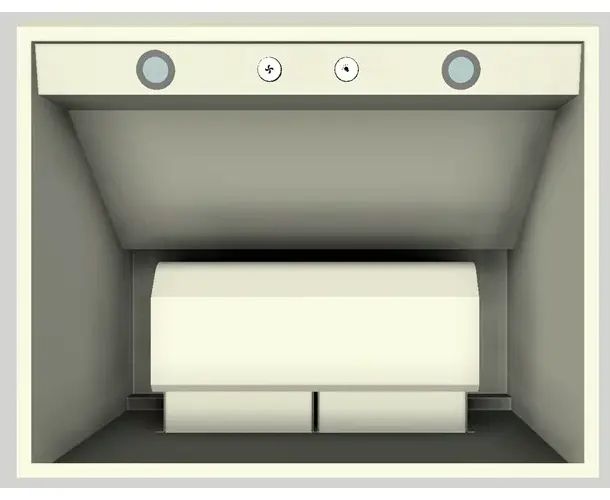 Vent-A-Hood® 36" Biscuit Wall Hood-2
