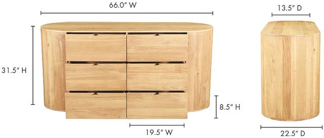Moe's Home Collection Theo Natural Dresser-3