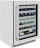 ZLINE Touchstone 4.8 Cu. Ft. Satin Stainless Steel Wine Cooler with Glass Door-2