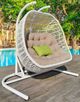 VIG Furniture Renava San Juan Beige/White Outdoor Hanging Chair-0