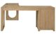 Martin Furniture Canyon Drive Natural Oak L-Shape Pedestal Desk with Open Return-2