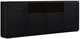 Salamander Designs® Chameleon Chicago Low Profile 345 Black Oak Speaker Integrated Cabinet-0