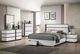 Furniture of America® Birsfelden 4-Piece White/Metallic Gray Queen Bedroom Set-0